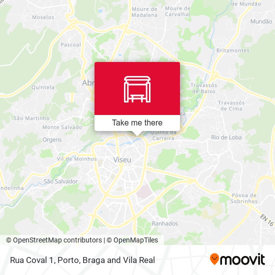 Rua Coval 1 map