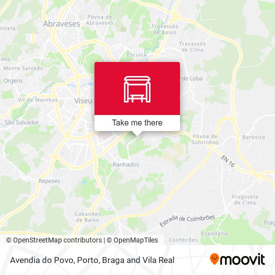 Avendia do Povo mapa