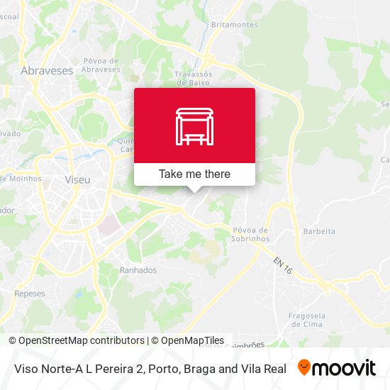 Viso Norte-A L Pereira 2 mapa