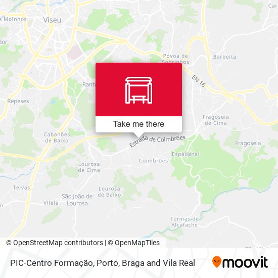 PIC-Centro Formação map