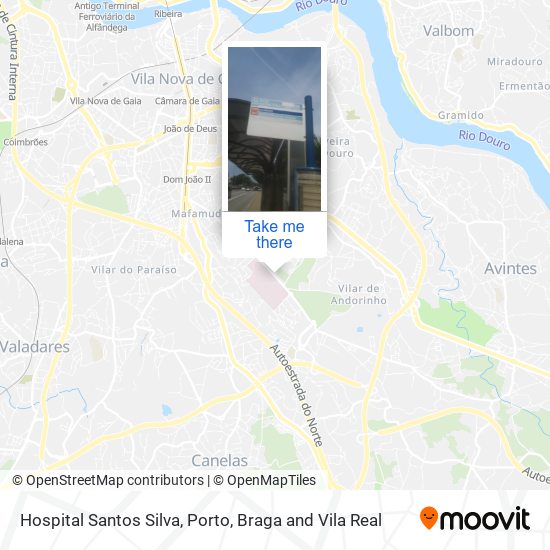 Hospital Santos Silva map