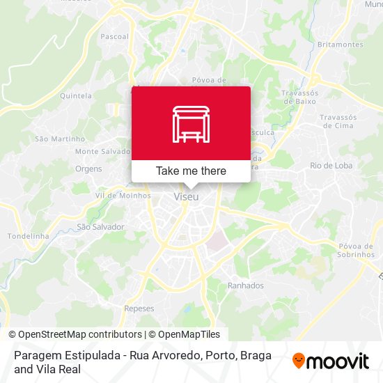 Paragem Estipulada - Rua Arvoredo map