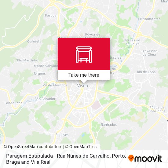 Paragem Estipulada - Rua Nunes de Carvalho map