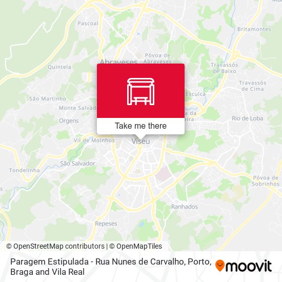 Paragem Estipulada - Rua Nunes de Carvalho map