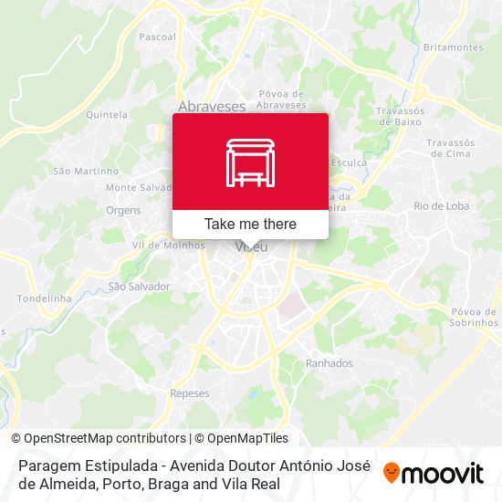 Paragem Estipulada - Avenida Doutor António José de Almeida map
