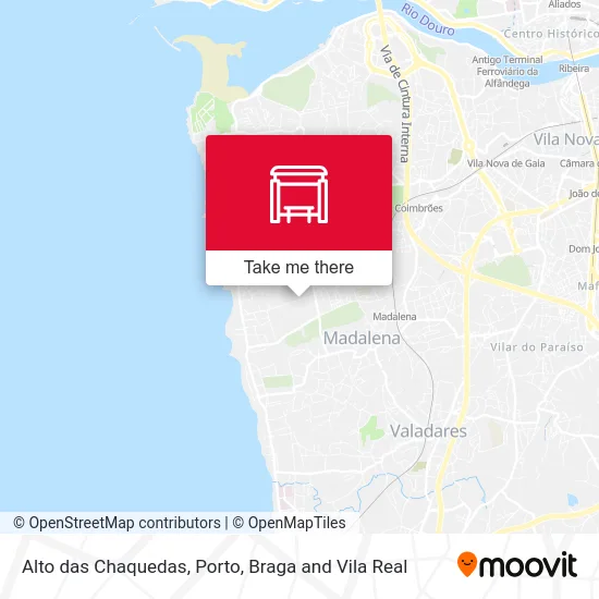 Alto das Chaquedas map