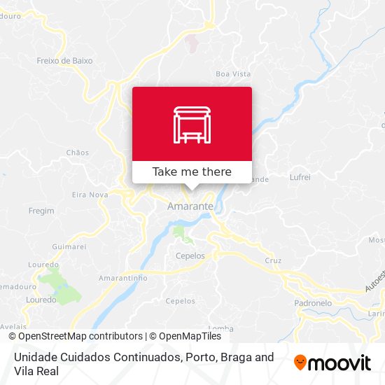 Unidade Cuidados Continuados map