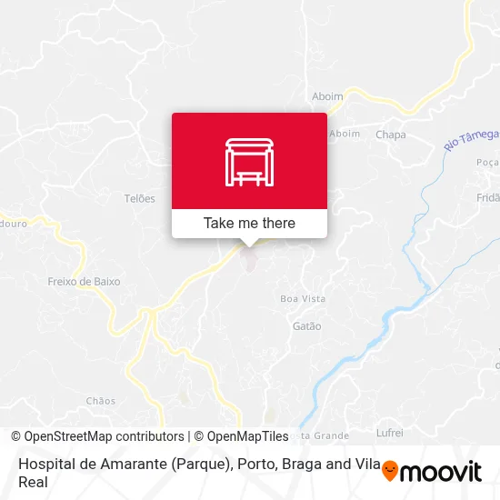 Hospital de Amarante (Parque) map