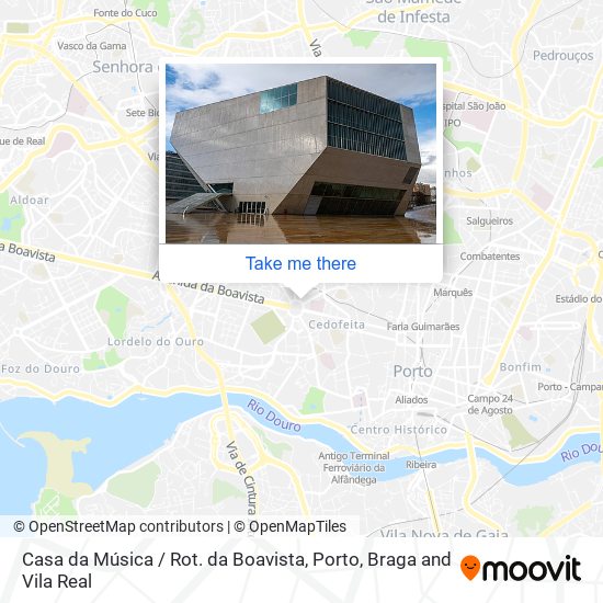 Casa da Música / Rot. da Boavista map