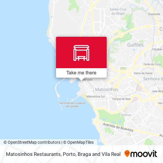 Matosinhos Restaurants map