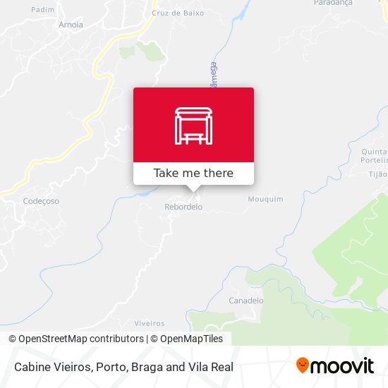 Cabine Vieiros mapa