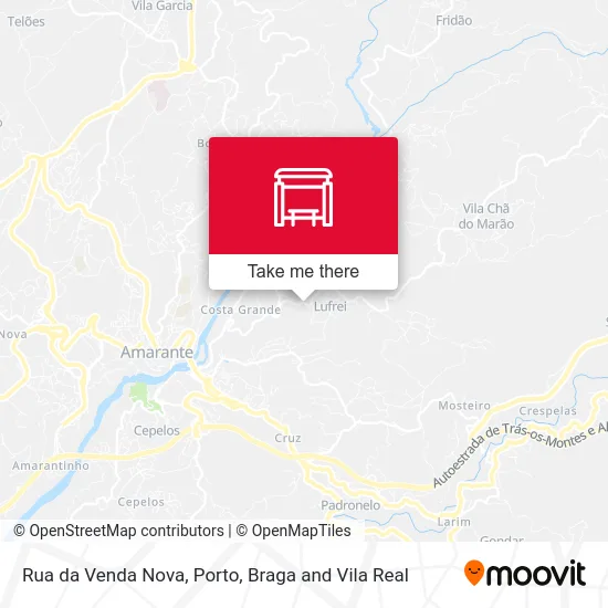 Rua da Venda Nova map