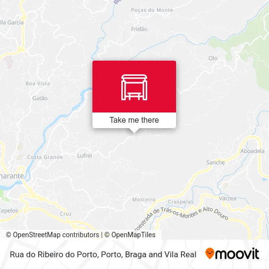 Rua do Ribeiro do Porto map