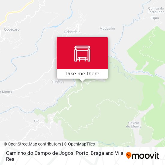 Caminho do Campo de Jogos map