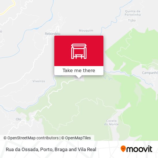 Rua da Ossada mapa