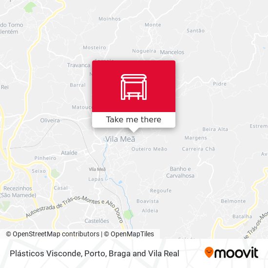 Plásticos Visconde mapa