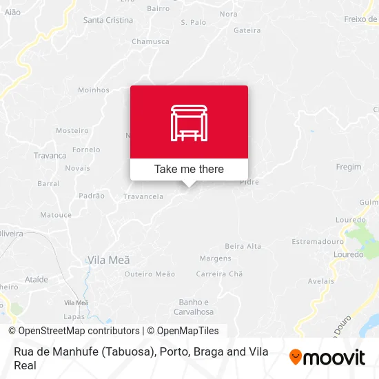 Rua de Manhufe (Tabuosa) map