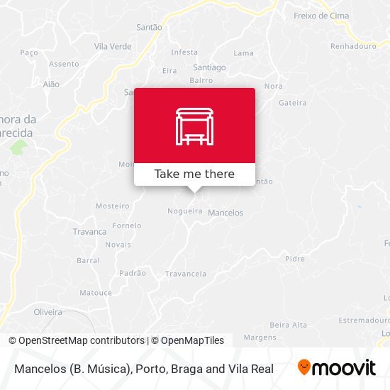Mancelos (B. Música) mapa