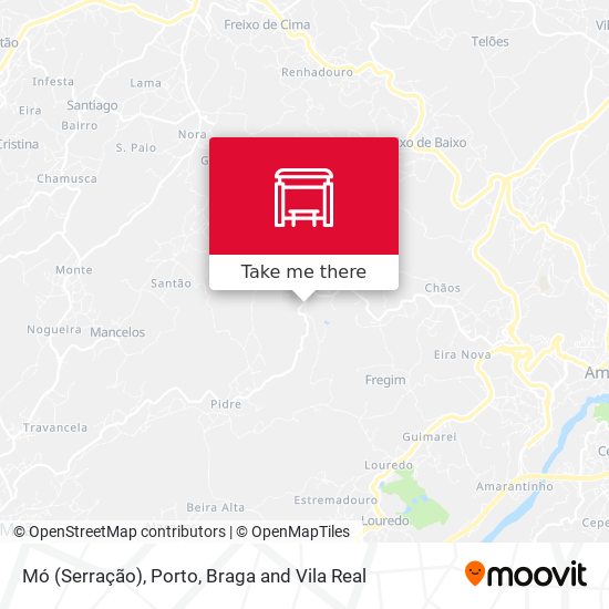 Mó (Serração) mapa