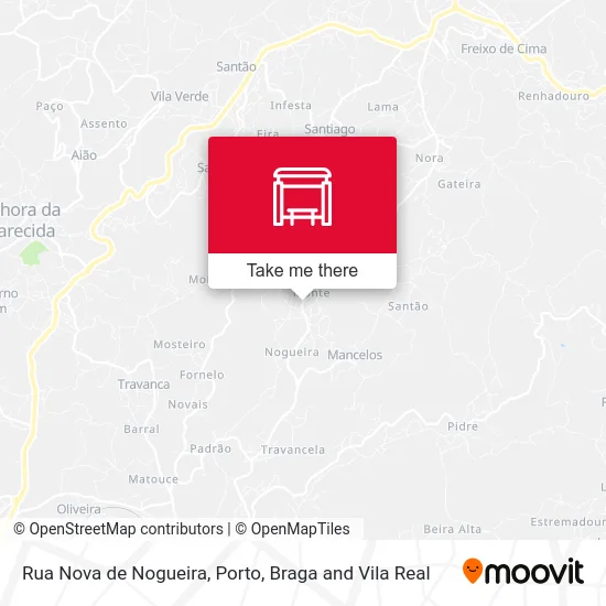 Rua Nova de Nogueira map