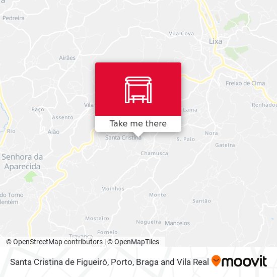 Santa Cristina de Figueiró mapa