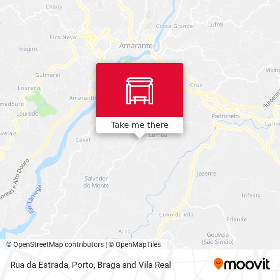 Rua da Estrada map