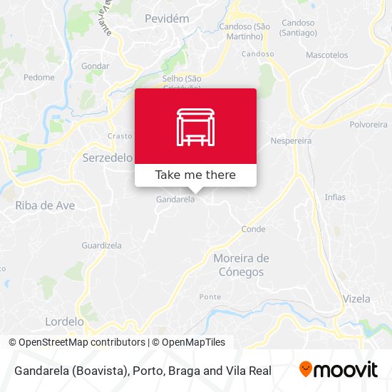 Gandarela (Boavista) mapa