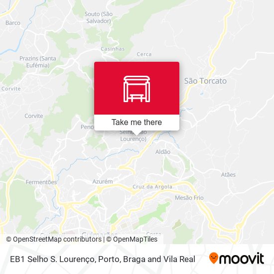 EB1 Selho S. Lourenço map