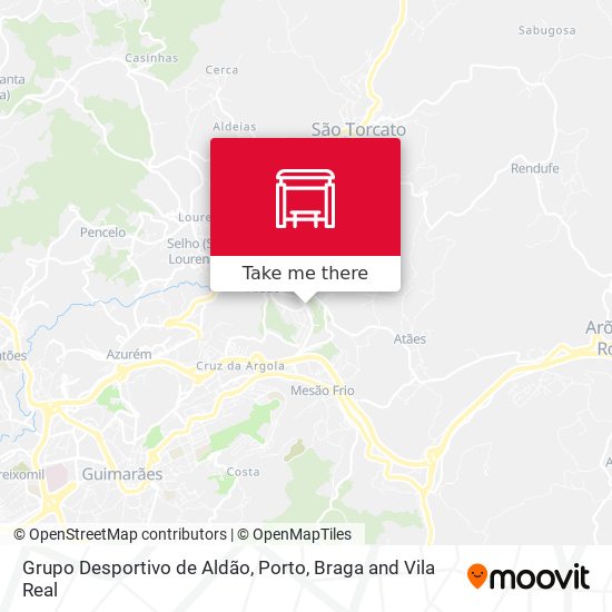 Grupo Desportivo de Aldão map
