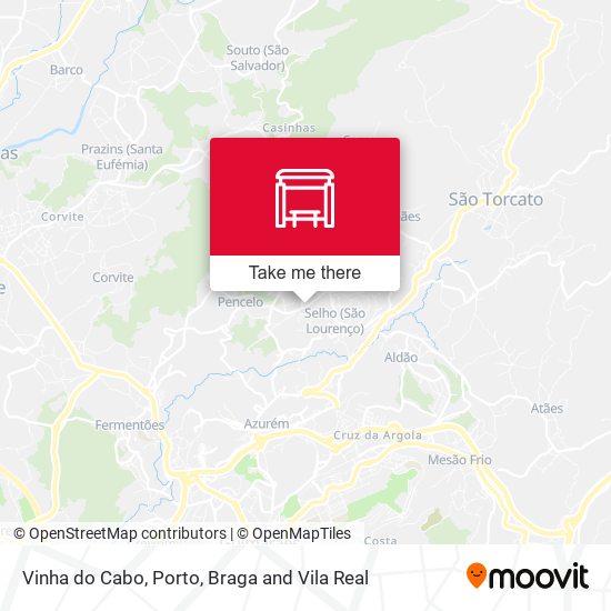 Vinha do Cabo mapa
