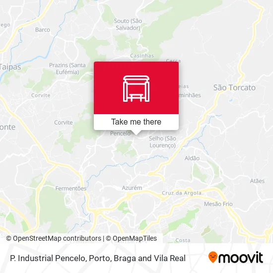 P. Industrial Pencelo map