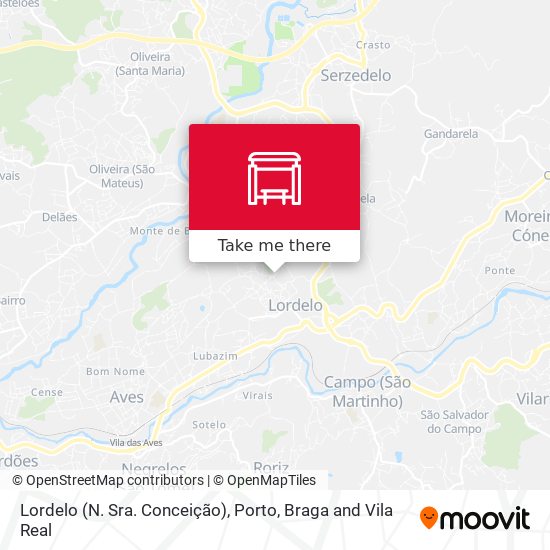 Lordelo (N. Sra. Conceição) mapa