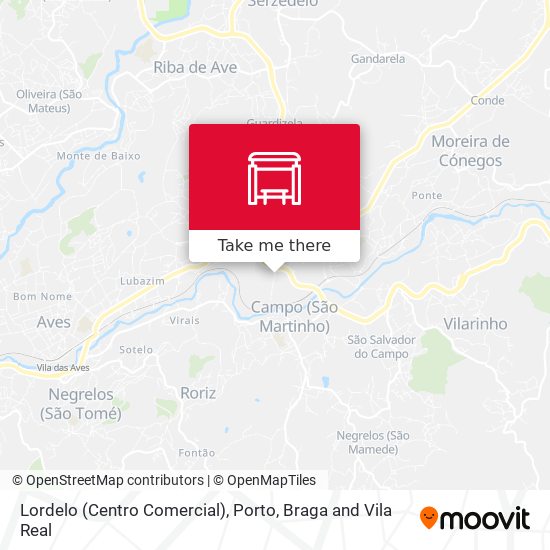 Lordelo (Centro Comercial) mapa
