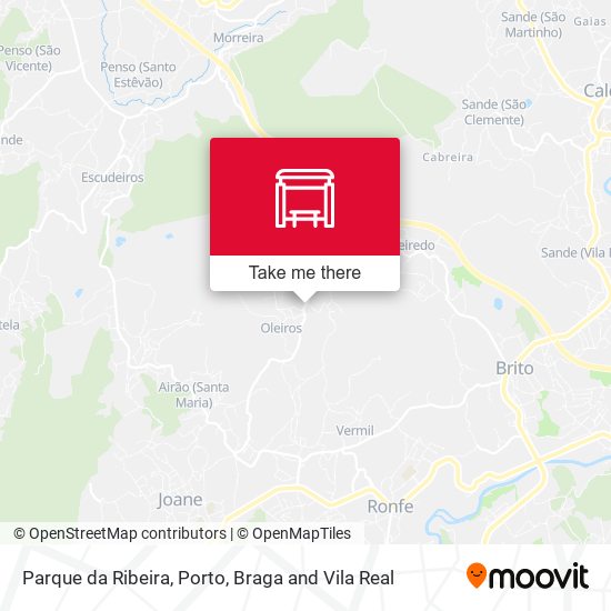 Parque da Ribeira mapa