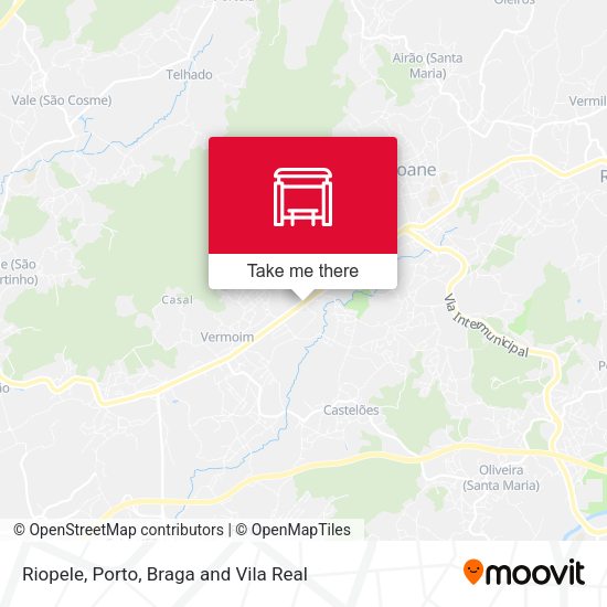 Riopele mapa