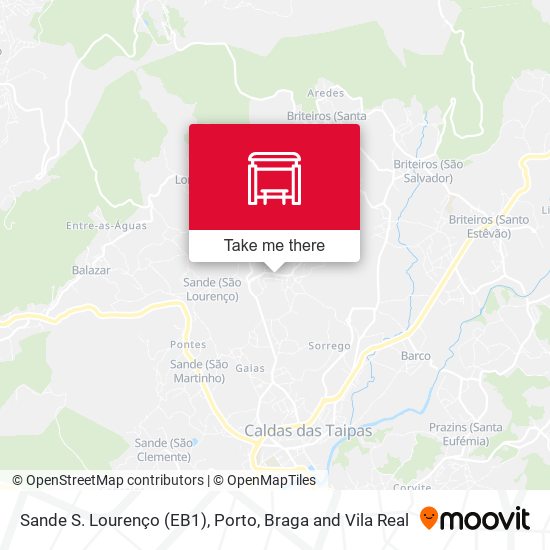 Sande S. Lourenço (EB1) map