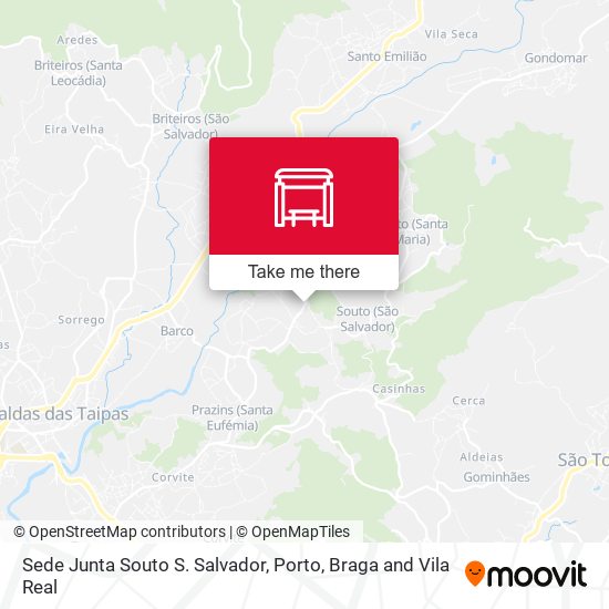 Sede Junta Souto S. Salvador map