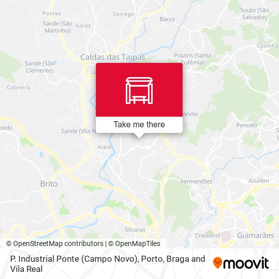 P. Industrial Ponte (Campo Novo) map