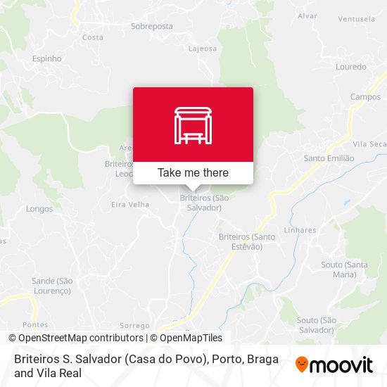 Briteiros S. Salvador (Casa do Povo) map