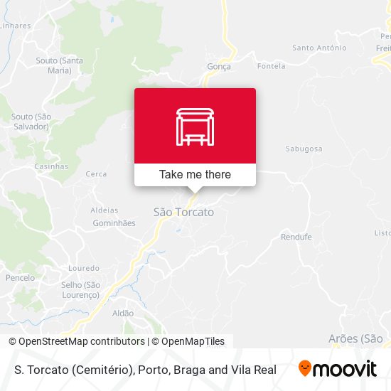 S. Torcato (Cemitério) mapa