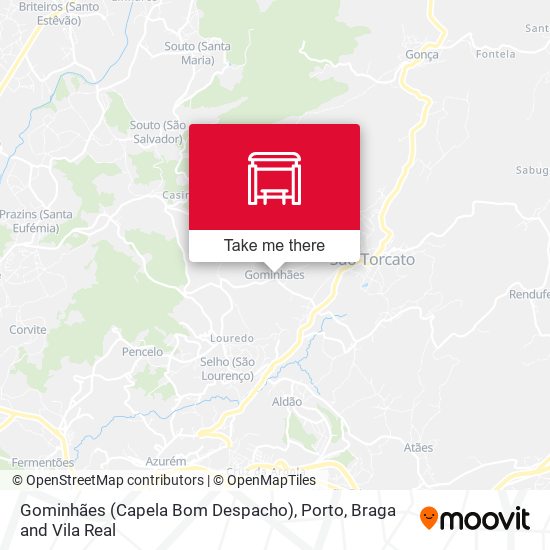 Gominhães (Capela Bom Despacho) map