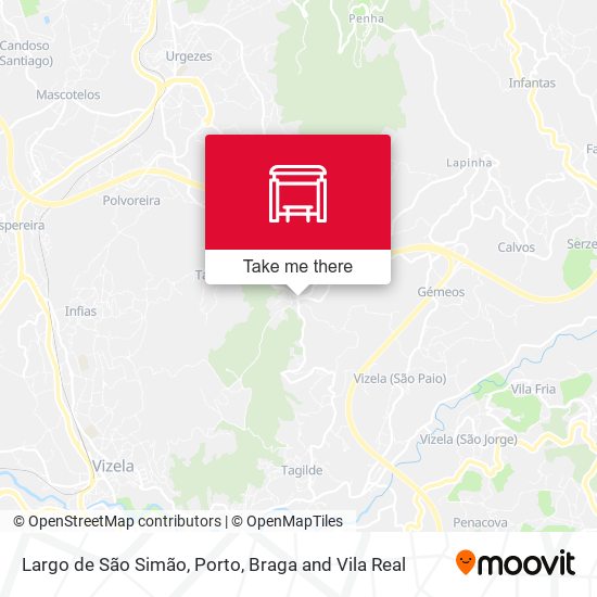 Largo de São Simão map