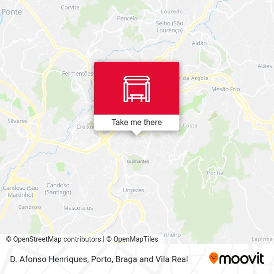 D. Afonso Henriques map