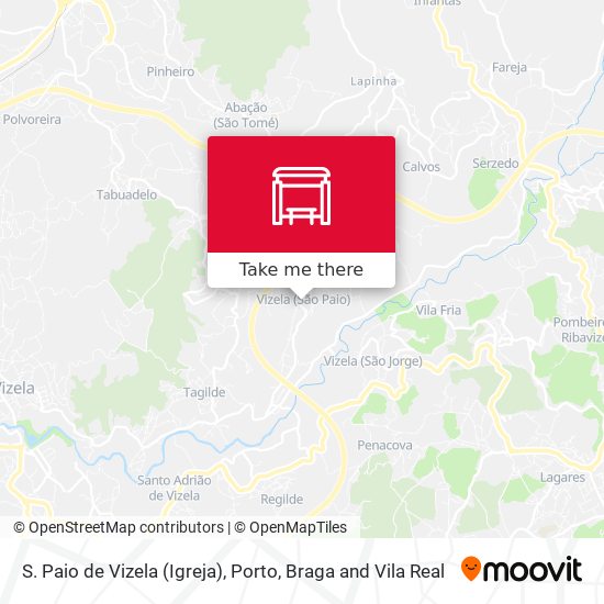 S. Paio de Vizela (Igreja) mapa