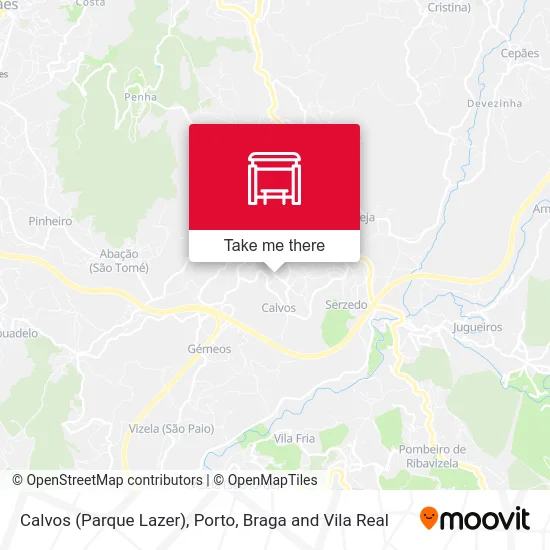 Calvos (Parque Lazer) map