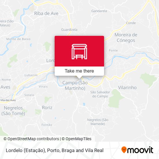 Lordelo (Estação) map
