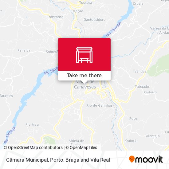 Câmara Municipal mapa