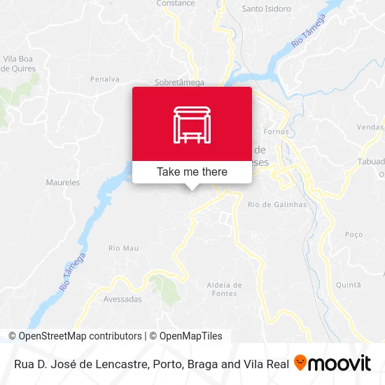 Rua D. José de Lencastre map