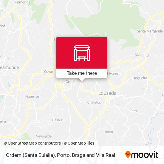 Ordem (Santa Eulália) map