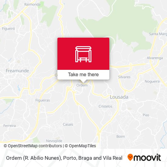 Ordem (R. Abílio Nunes) map